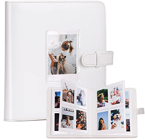 COLOCASTLE Álbum de Fotos con 272+1 bolsillos, compatible con Instax Mini 12 11 9 8 25 70 90 40 99 SE 7+ LiPlay Link2 EVO/Polaroid Snap PIC-300 / HP Sprocket/Kodak Mini película de 3 pulgadas