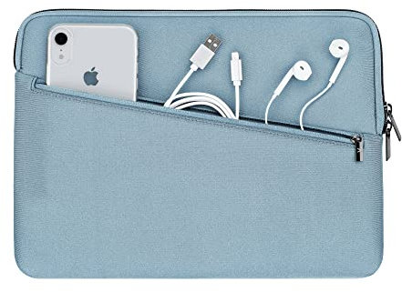 Artwizz Neoprene Sleeve PRO kompatibel mit MacBook Pro 14 (M4/M3/M2/M1), Schutzhülle mit Zubehör-Fach, Nordic-Blue, 14 Zoll