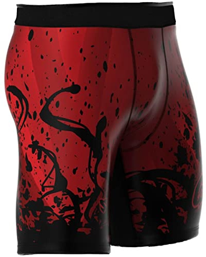 SMMASH Vale Tudo Pantaloncini Sportivi Uomo Boxe MMA BJJ Grappling Krav Maga Kickboxing Muay Thai, Shorts Pantaloni Sportivi Antibatterico Pantaloncini Uomo