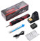 Owootecc Portable Cordless Soldering Iron 8Watt LD006A-1800mAh Max 480°C USB Rechargeable Safe Battery Soldering Iron Kit with Touch Sensor & LED Spotlight for Beginners and Professionals