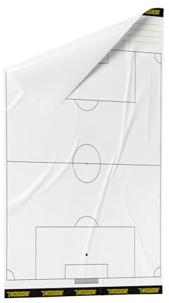 Netsportique Rouleau Feuille Tactique Football - Terrain Entier - Feuille vestiaire Football (Modèle Terrain Entier)