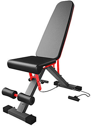 CGCSYZ Kleine Hantel Klappbare Hantelbank, Multifunktions-Hantelbank Bauchmuskelbrett Sit-Up-Brett Fitnessgeräte Bauch Fitness Hantel