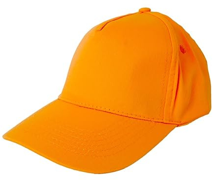 STEXFIT Cappello Bambino con Visiera Pre curvata, Cappello Cotone Bambino Traspirante, Regolabile e Antisudore – Cappellino Bambino con Visiera Leggero e Comodo - Unisex - Arancione