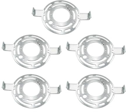 JAYIOLA 5 soportes de instalación para luminarias, base circular y soporte de pared, 135 Milímetros