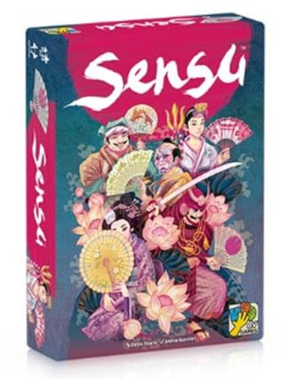 Sensu by DV Games | Ages 10+ | 1-5 Players | Strategic Japanese Folding Fan Set Collection Game with Solo Mode & Advanced Rules | Family-Friendly Tactical Hand Management