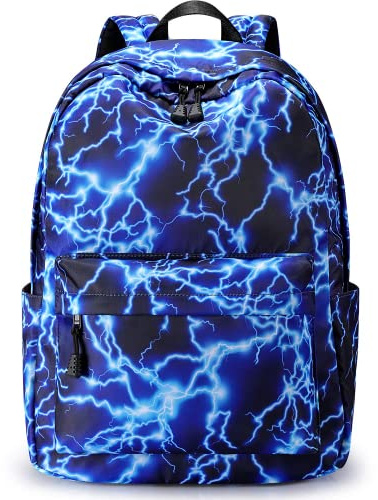 S-ZONE Water Resistant School Backpack Bags with 15.6 Inch Laptop Sleeve Casual Daypack Stylish Travel Rucksack for Teenager Girls Boys Students