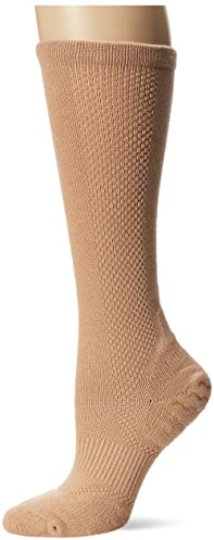 Bloch Ballerines Plates Blochsox pour Femme, Tricot Sable, Small