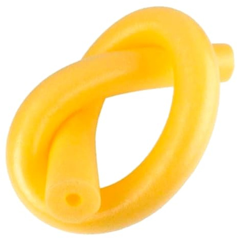 Acan Tradineur - Churro per nuoto, galleggiante in schiuma, bastone galleggiante, tubo in schiuma, per piscina, spaghetti in schiuma, 6,5 x 150 cm, colore: giallo