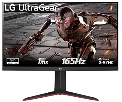 LG 32GN63T UltraGear Gaming Monitor 32 QHD VA HDR 10, 2560x1440, 1ms, G-Sync Compatible e AMD FreeSync Premium 165Hz, HDMI 2.0, (HDCP 2.2), Display Port 1.4, Uscita AUX, Flicker Safe, Nero