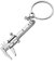EROSPA® Schlüssel-Anhänger Messschieber Schieblehre - Metall, 5 cm, Schlüsselring