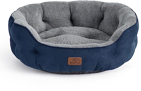 Bedsure Large Cat Beds for Indoor Cats Round Washable, 63x53cm