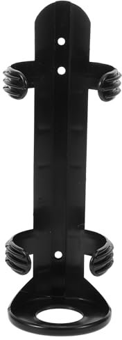 Wall Mounted Fire Extinguisher Bracket, Secure Fire Extinguisher Holder for Car, Boat, Rv, Black Plastic, Easy Installation, 8.27 X 2.64 X 2.64 Inches, Essential Safety Accessory