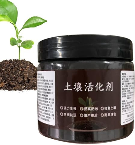 Attivatore del Suolo,Ammendante Biologico | Ammorbidente per Terreno, Stimolante della Crescita delle Radici, Additivo per Terreno Multiuso da 3,53 Once Migliora la Resistenza Stress delle Piante