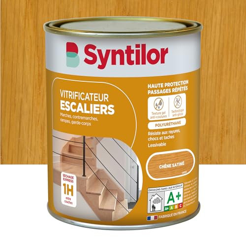 Syntilor - Vitrificateur Escaliers Chêne Satiné 0,75L