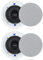 Herdio 6,5 Pouces Enceinte encastrable Plafond,320 Watts Haut-parleurs de Plafond Parfaits pour la Cuisine, la Salle de Bain, Le Salon