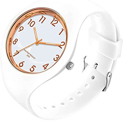 BIEWO Armbanduhren für Damen, Lady Jelly Serie Sport Silikonband Armbanduhr, elektronische Sipmle Krankenschwester Quarz Armbanduhr Uhren für Junge Frauen