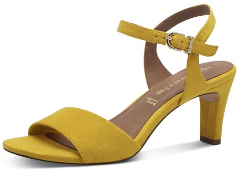 Tamaris Sandalette Damen Vegan Elegant gelb,EU 40