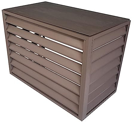 Mini-delad kondensorkåpa， Staket för att dölja luftkonditionering, mini-delat rörskydd, Bullerreducering, staket för att dölja luftkonditionering, Gäller för luftkonditionering uto