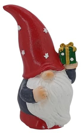 xowwyue Figuras De Duendes - Navideños | Enano Resina Decorativo para Jardín Terraza Estantería Sala Piscina Playa Cumpleaños