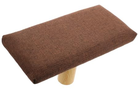 BESPORTBLE Tabouret de Prière Bois Compact avec Coussin Ergonomique Chaise Équilibre pour Méditation Assise Genoux et Jardinage Modèle Moyen pour Plus