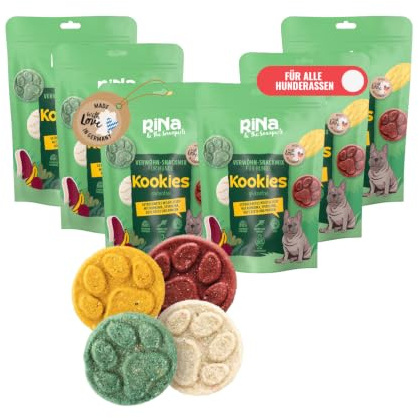RiNa Kookies Hundeleckerli Soft gebacken Wildfleisch, Krill, Kokos 6x180 g