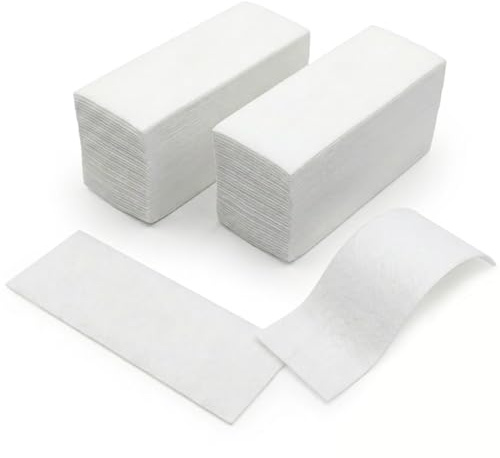 200 Pcs Paper Wax Strips, Large Waxing Strips Non-Woven for Body Legs Arms Face, Fabric Wax Sheets for Sugar Wax, Professional Hair Removal Strips for Women Men (3.8×10cm)