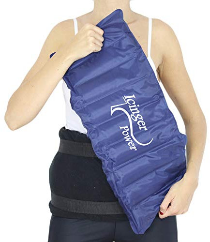 Icinger Power Großer, leistungsstarker schräger abdominaler Kältegürtel 1500G – Deckt eine sehr große Fläche ab