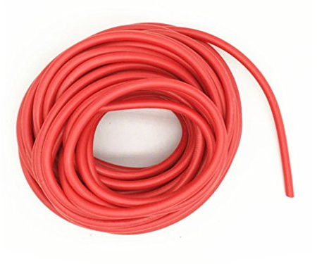 XJSXZC XJS Electric Copper Core Flexible Silicone Wire Cable Red (14AWG 30KV) 5M