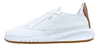 Geox Damen D Aerantis Sneakers, Weiß, 38 EU