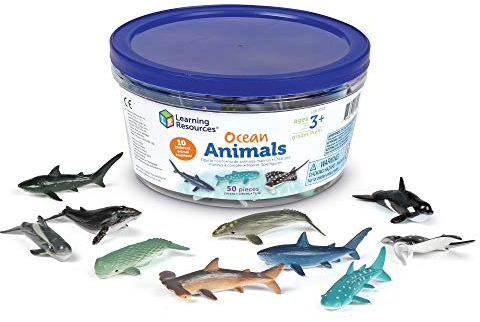 Learning Resources Figurine a forma di animali marini (set da 50)