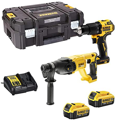 DCK2070M2T XR Brushless Twin Pack 18V 2 x 4.0Ah Li-ion