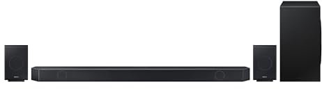 Samsung HW-Q995GC 11.1.4-Kanal Q-Soundbar, 4.0.2-Kanal Rücklautsprecher, Kabelloses Dolby Atmos / DTS:X, Q-Symphony [2023]