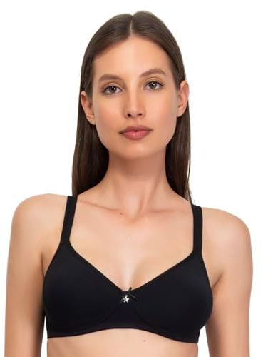 SIèLEI, Soutien-Gorge sans Armature et sans Rembourrage, en Coton Biologique,