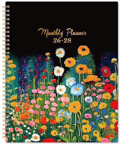 2026-2028 Monthly Planner - 2026-2028 Planner from July 2026 to June 2028, Monthly Planners 8.5'' x 11'', 24 Months with Tabs, Back Pocket