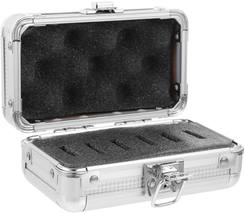 BRIGHTFUFU Telescope Filter Storage Box Compact Filter Box with Foam Insert Portable Telescope Holder for Eyepieces Organiser Case for Astronomy Outdoor Travel and Home Use