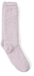Barefoot Dreams® CozyChic® Heathered Socks, Heathered Dusty Rose-White, Small/Medium