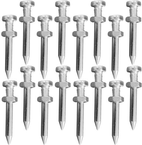 Homoyoyo Clavos para Aireador de Césped de 4,2 Cm, 26 Piezas para Zapatos Aireadores, Accesorios Metálicos Resistentes para Jardinería Profesional y Cuidado del Césped