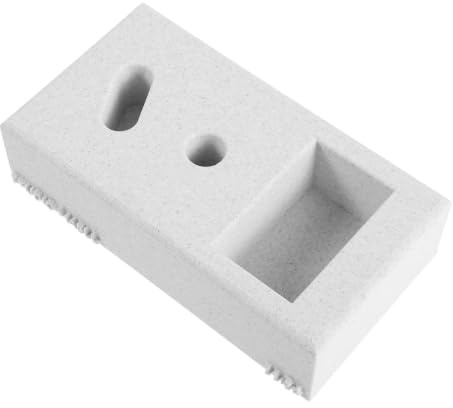 POPETPOP Caja de Almacenamiento para Cuchillas de Afeitar de Color Blanco con Reciclaje Integrado para Uso Seguro en Apartamentos y Salones