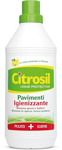Citrosil Home Protection - Detergente Liquido Pulisci Pavimenti Disinfettante con Vere Essenze di Limone, 900 ml