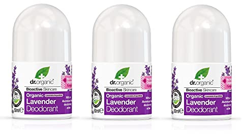 DR. ORGANIC Lavender Deodorant (50ml x 3) 150ml