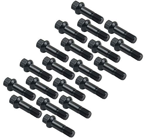 Bisenya 20x Boulons de Roue Remplacement pour Classe GL GLE S M R W164 W221 W166 C216 X166 ML350 GL400 GLK300 M14x1.5mm 0009907607