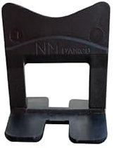 Sistema de nivelación de azulejos, clips de espaciador – cuñas, para herramientas para suelos y baldosas (3 mm/2500 piezas)