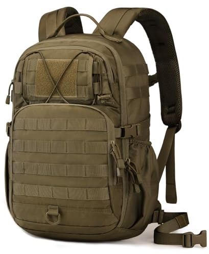 HALOVIE Sac à dos Tactique Militaire 30L, Ultraléger Sac à dos de Randonnée Sac Crossfit pour Voyages Excursion Camping Pêche
