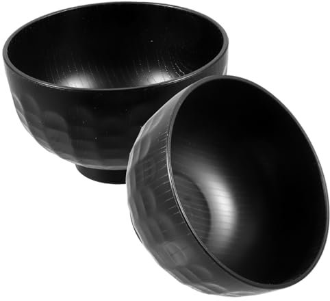 POPETPOP Bol à Soupe Japonerie Noir De Tortue Lot De 2 Bol De Nourriture Multifonction En Céramique Résistant Et Antidérapant Pour Ramen Et Snacks Décoration De Restaurant Et Maison