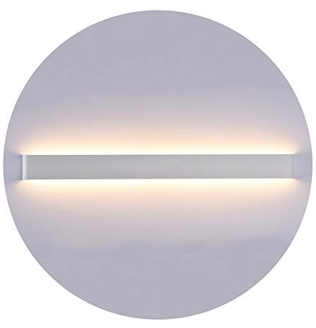 K-Bright 30W Lampada da Parete,IP 44 LED Applique da Parete con Stile Moderno Interni Lampada a Muro,3000K Bianco Caldo,32 pollici,2400 lumen,su giù il raggio di luce,Guscio bianco