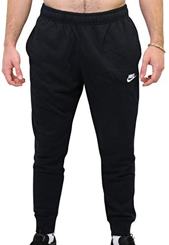 Nike Hombre Pantalones, Black White, XXL