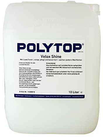 Polytop Velox Shine - Detergente per Vernici, Universale, 10 Litri