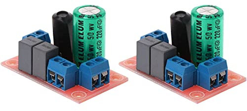 Fasizi 2 Pezzi Filtri Crossover per Altoparlanti con divisore di frequenza Audio a 2 Vie Regolabili per Bassi Alti