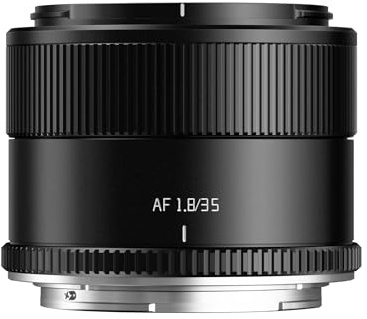 TTArtisan 35 mm F1.8 II Metallgehäuse, Autofokus, AF-Objektiv, kompatibel mit FujiFilm Nikon Z-Halterung, Schwarz