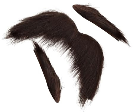 KOMBIUDA 1 Set Simulerat Skägg Ögonbryn Lösmustascher Kostym Ögonbryn Lösskägg Cosplay Skäggfest Lösskägg Festskägg Skäggkostym Skäggdekoration Skägg Lösskägg